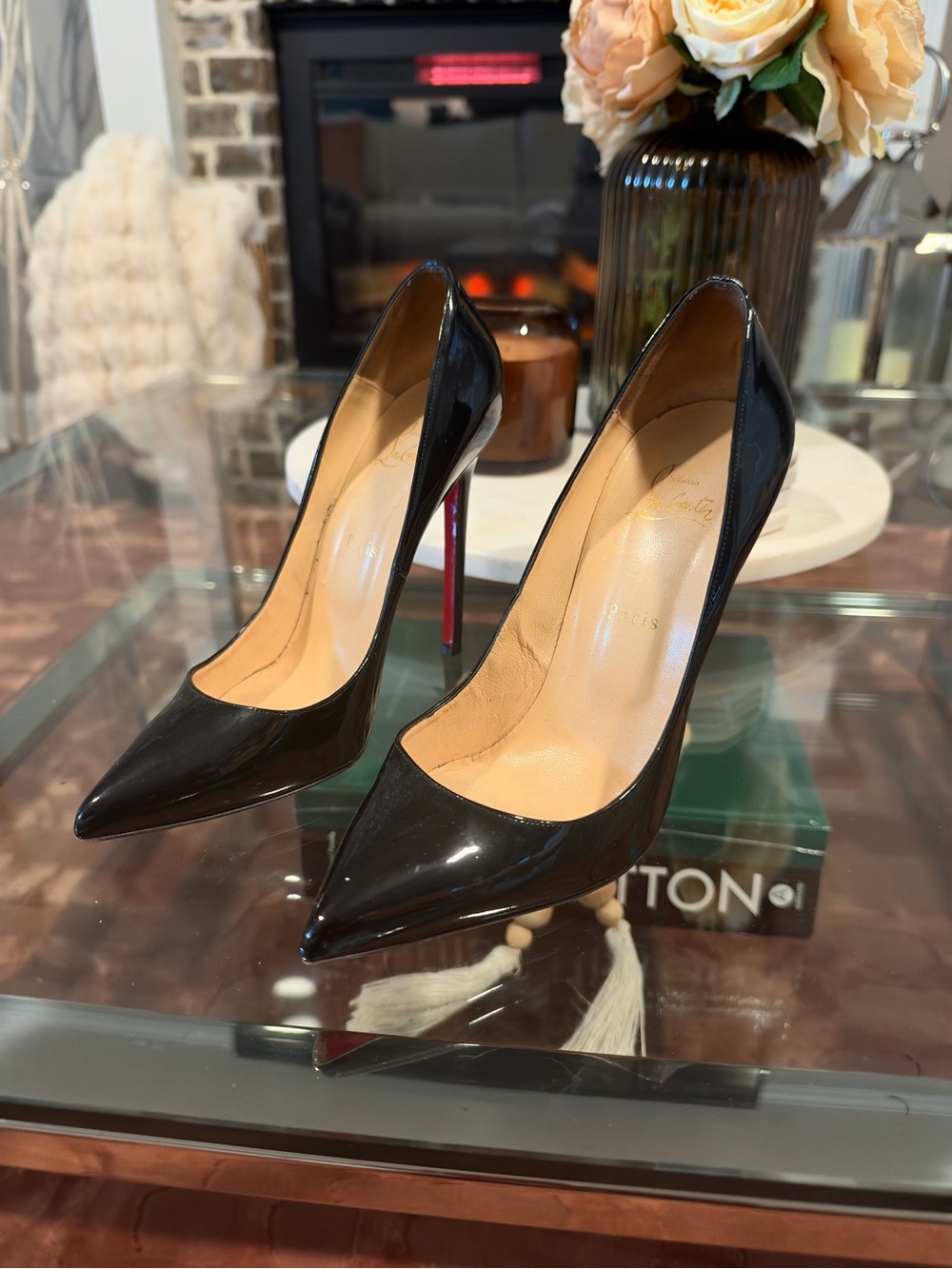 Christian Louboutin Pigalle 120mm Patent Calf sz 42
